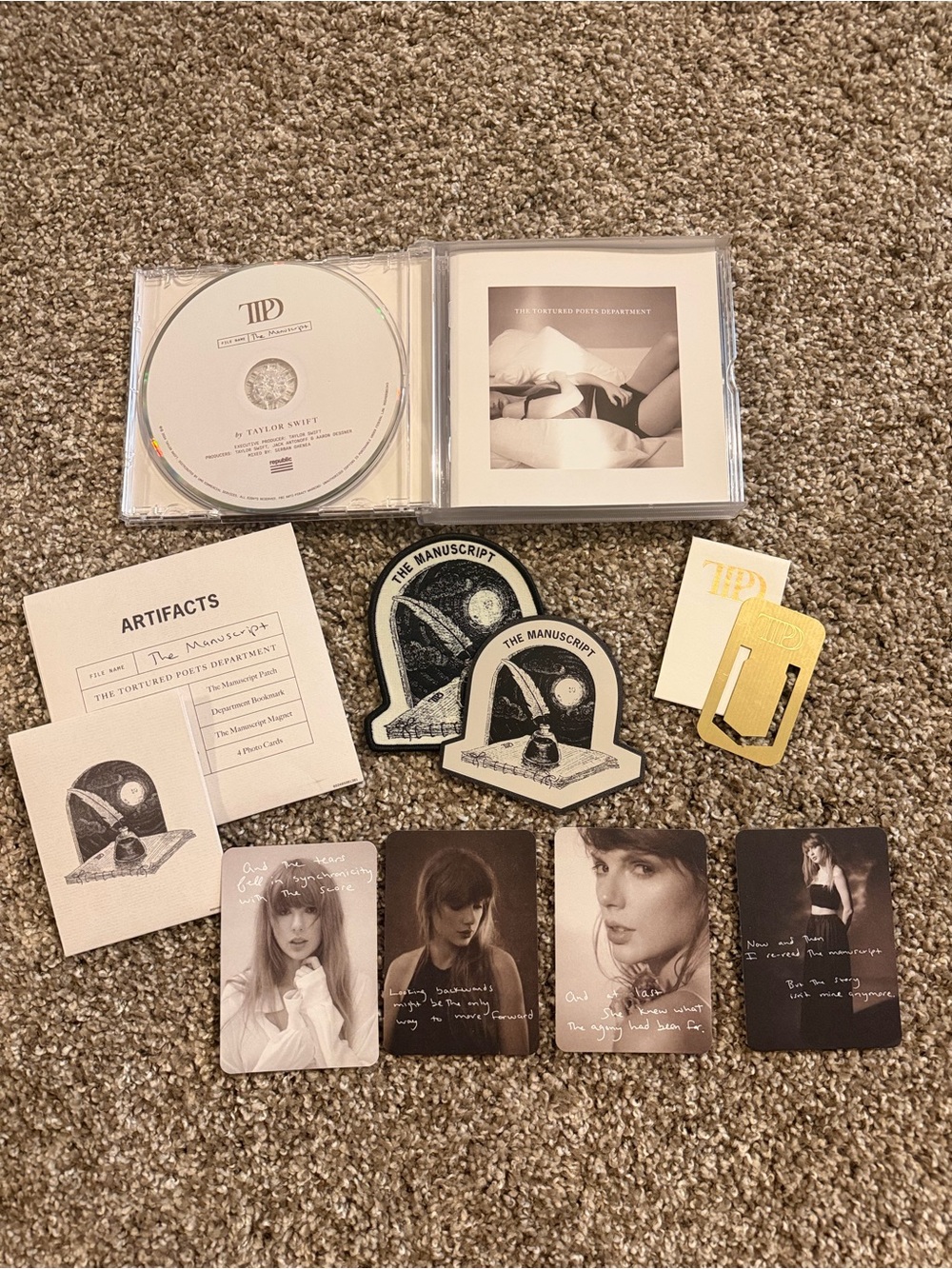 Taylor Swift Tortured Poets deluxe CD